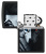 Зажигалка ZIPPO Two Wolves с покрытием Black Matte, латунь/сталь, черная, 38x13x57 мм (без бензина)