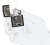 Зажигалка ZIPPO Gory Tattoo с покрытием Black Matte, латунь/сталь, черная, матовая, 38x13x57 мм