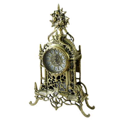 Каминные часы с канделябрами "Жарден"