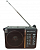 Радиоприемник Ricatech PR75, USB SD, черный