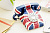 Ретро телефон настольный кнопочный GPO Union Flag Phone