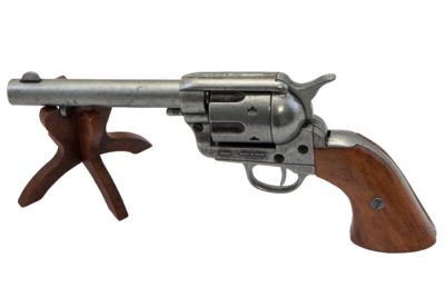 Макет. Револьвер Кольт CAL.45 PEACEMAKER 5½" + 6 фальш-патронов ("Миротворец") (США, 1873 г.), сталь