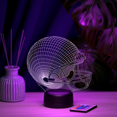 3D ночник Шлем для американского футбола