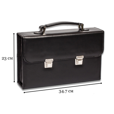 Набор дорожный в сумке-кейсе «Автомобильный» из натуральной кожи (4 персоны)