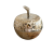 Шкатулка Яблоко Firki латунь резная  10,5  см