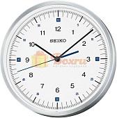 Модные настенные часы Seiko, QXA566AL, в алюминиевом корпусе