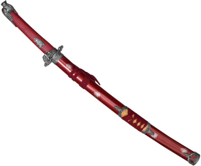 Вакидзаси, короткий японский меч "Красный Дракон"