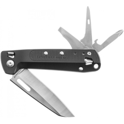 Мультитул Leatherman Free К2, 8 функций, серый