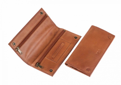 Кисет P&A для самокруток и 2 смесей, натуральная кожа Кисет P&A для самокруток и 2 смесей, натуральная кожа