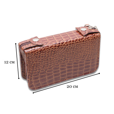 Набор дорожный «Эгоист» в сумке из натуральной кожи (1 персона)