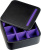 Шкатулка LC Designs для хранения украшений арт.70835, черная с фиолетовым