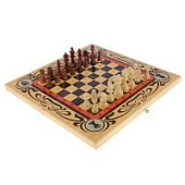 Набор игр шахматы нарды, шашки с доской "Статус"