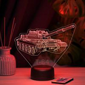 3D ночник Танк Т-64