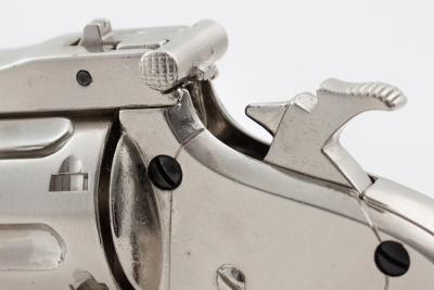 Макет. Револьвер Smith & Wesson Schofield  ("Смит и Вессон Скофилд") CAL.45 (США, 1869 г.), никель