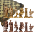Шахматный набор "Греко-Романский Период" (28х28 см), доска коричневая
