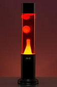 Лава лампа Amperia Tube Желтая/Красная (39 см) Black