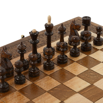 Шахматы + Нарды резные 30
