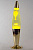 Лава-лампа 41см Жёлтая/Прозрачная (Воск) Хром