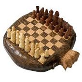 Шахматы резные "Гранат"