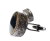 Запонки Cufflinks Inc. Круглые шайба с агатом, черный металлик, CF65