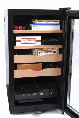 Хьюмидор-холодильник Howard Miller с электронным блоком управления влажностью на 350 сигар  CH48
