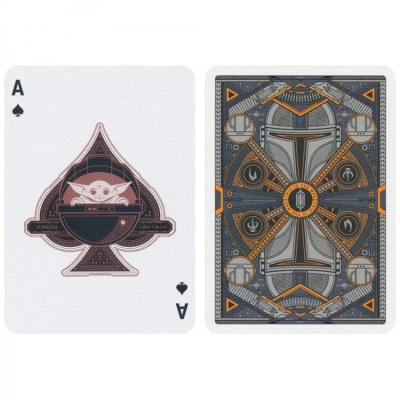 Карты "Theory11 Mandalorian V2 Stars Wars playing cards"