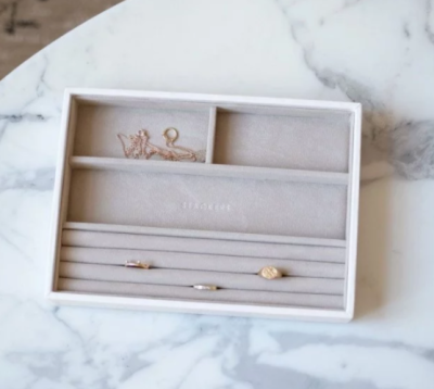 Лоток LC Designs для хранения украшений арт.70958, белый