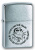 Зажигалка ZIPPO Горилла, с покрытием Brushed Chrome, латунь/сталь, серебристая, матовая, 38x13x57 мм