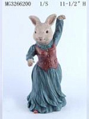 Фигурка интерьерная  Зайчиха танцующая