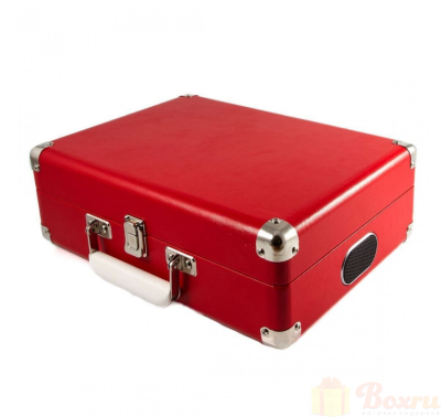 Ретро-проигрыватель GPO Attache Pillar-Box Red, красный