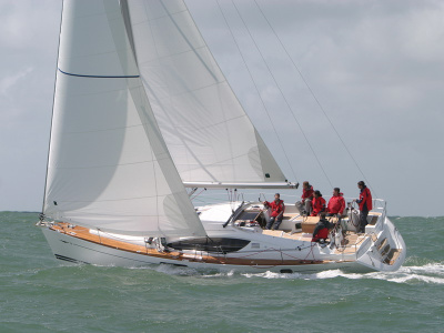 Сувенирная модель яхты "Sun Odyssey 45DS" (YT0035P), 77х22х109 см Сувенирная модель яхты "Sun Odyssey 45DS" (YT0035P), 77х22х109 см