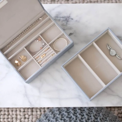 Шкатулка LC Designs для хранения украшений арт.73740, голубая Шкатулка LC Designs для хранения украшений арт.73740, голубая