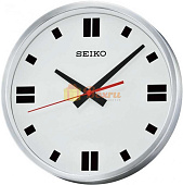 Стильные настенные часы Seiko, QXA566SL, в алюминиевом корпусе