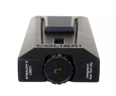 Зажигалка сигарная Colibri Stealth (тройное пламя), черный металлик