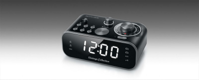 Часы Muse M-18 CRB, радио, будильник, черный