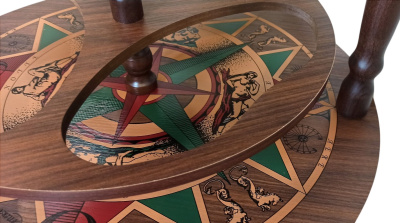 Глобус-бар Zoffoli напольный "Калипсо", сфера 50 см (арт.Z.88)