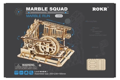 Деревянный конструктор-серпантин Robotime - Сквад (Marble Squad)