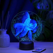 3D ночник Золотая рыбка
