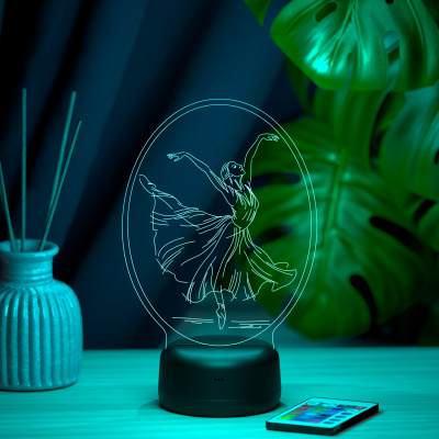 3D ночник Балерина