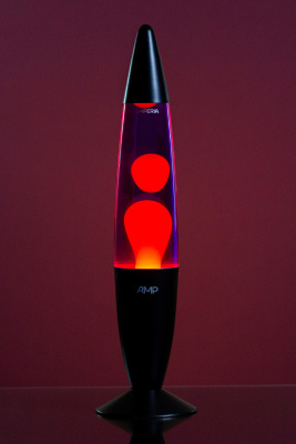 Лава лампа Amperia Hypno Оранжевая/Фиолетовая (48 см)