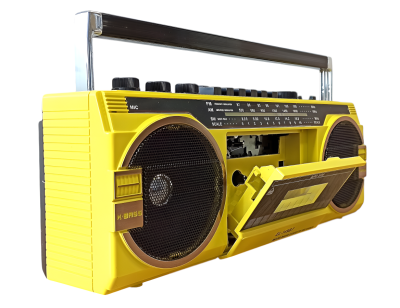 Ретро-магнитофон  EL-149BT "Ghettoblaster", желтый