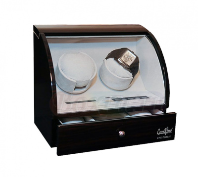 Шкатулка для подзавода 2х часов Luxewood LW322-1 + GD Шкатулка для подзавода 2х часов Luxewood LW322-1 + GD