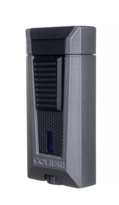Зажигалка сигарная Colibri Stealth (тройное пламя), антрацит