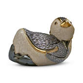 Статуэтка керамическая "Пингвинёнок лежащий"