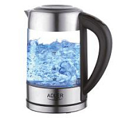 Чайник стеклянный с контролем температуры Adler AD 1247, 1,7л