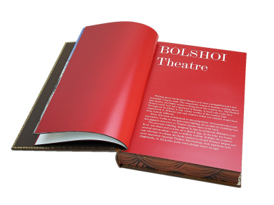 Книга Большой (на английском языке на подставке)