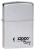 Зажигалка ZIPPO Footprints, с покрытием Satin Chrome™, латунь/сталь, серебристая, 38x13x57 мм