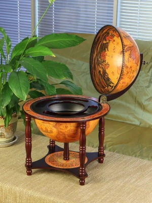 Глобус-бар настольный/напольный "Огненная земля", d=33 см Глобус-бар настольный/напольный "Огненная земля", d=33 см