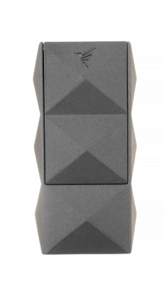 Зажигалка сигарная Colibri Quasar, двойное турбопламя, оружейная сталь