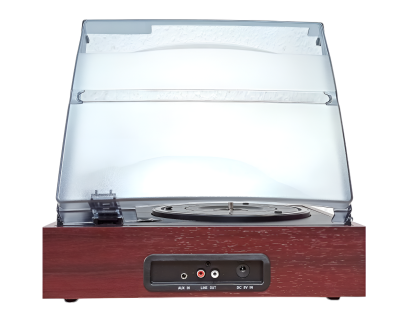 Виниловый проигрыватель Suprem с Bluetooth, 33/45/78, с пластиковой крышкой, T105